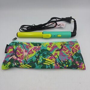 Glister Mini Curls Travel Clip Hair Curler & Lemonade Designer Bag Curling Iron
